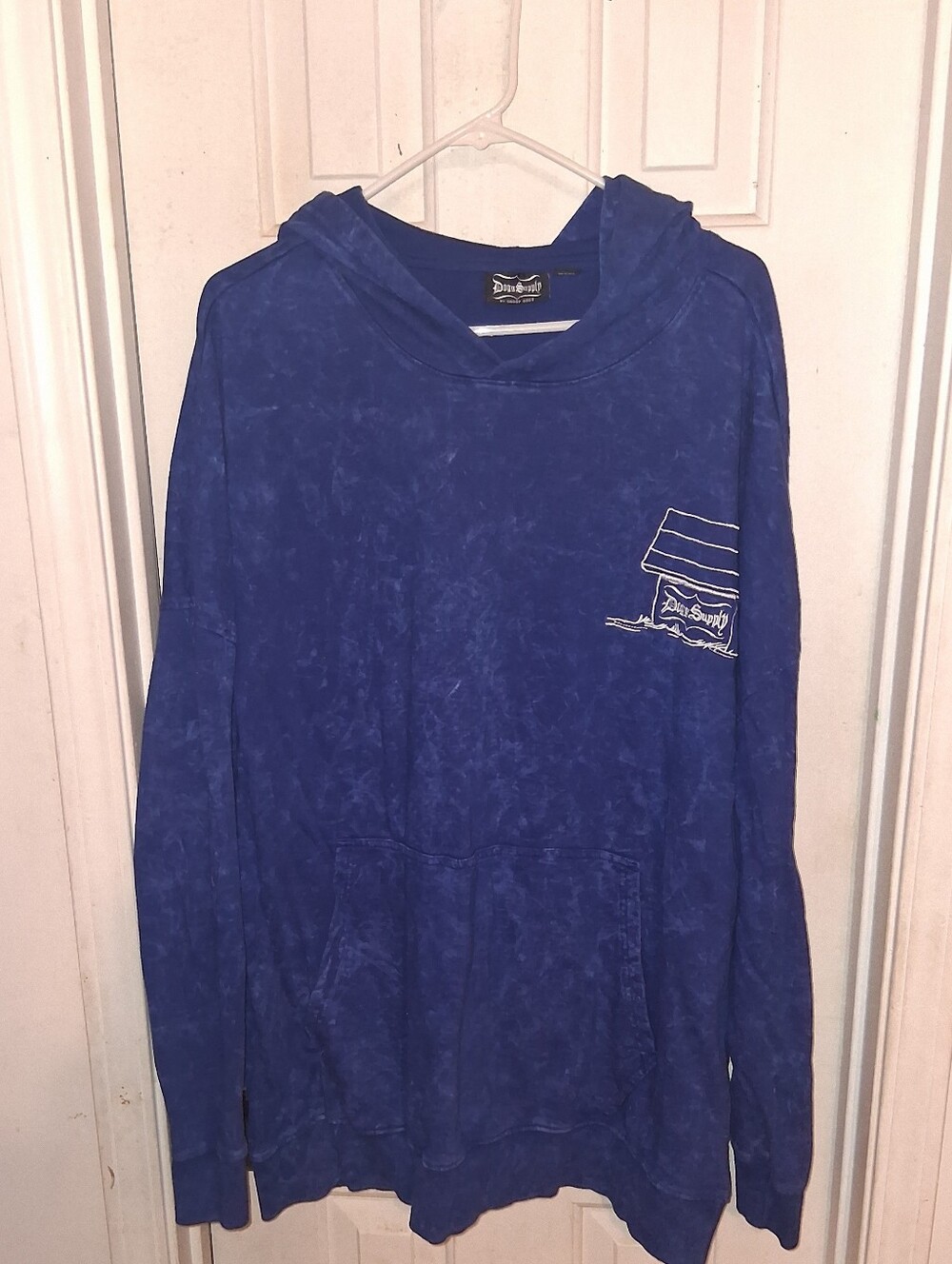 Salt Life Men's Blue Hooded Pullover Tee